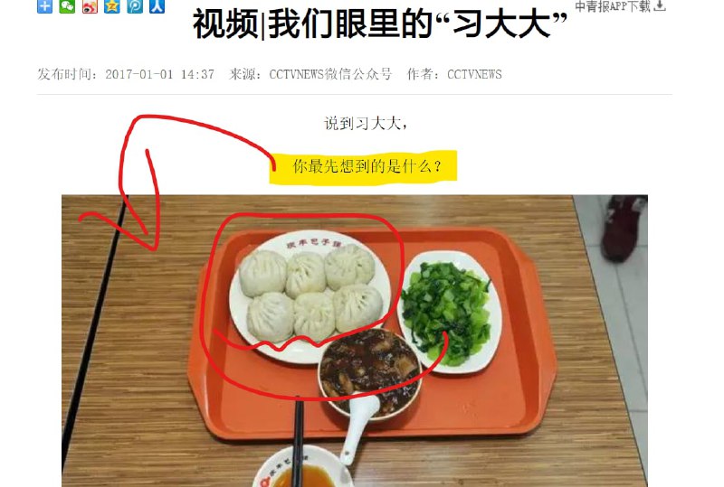 6个包子4块腊肉？官方玩梗最为致命，必须严办中青报！投稿By