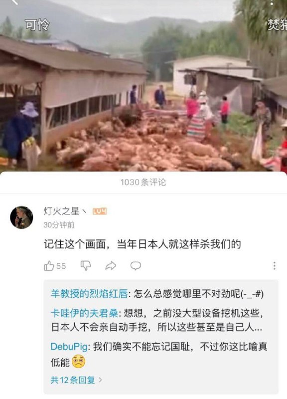 请记住这个画面，曾经的毛腊肉以及未来习包子就是这样杀中国人的By