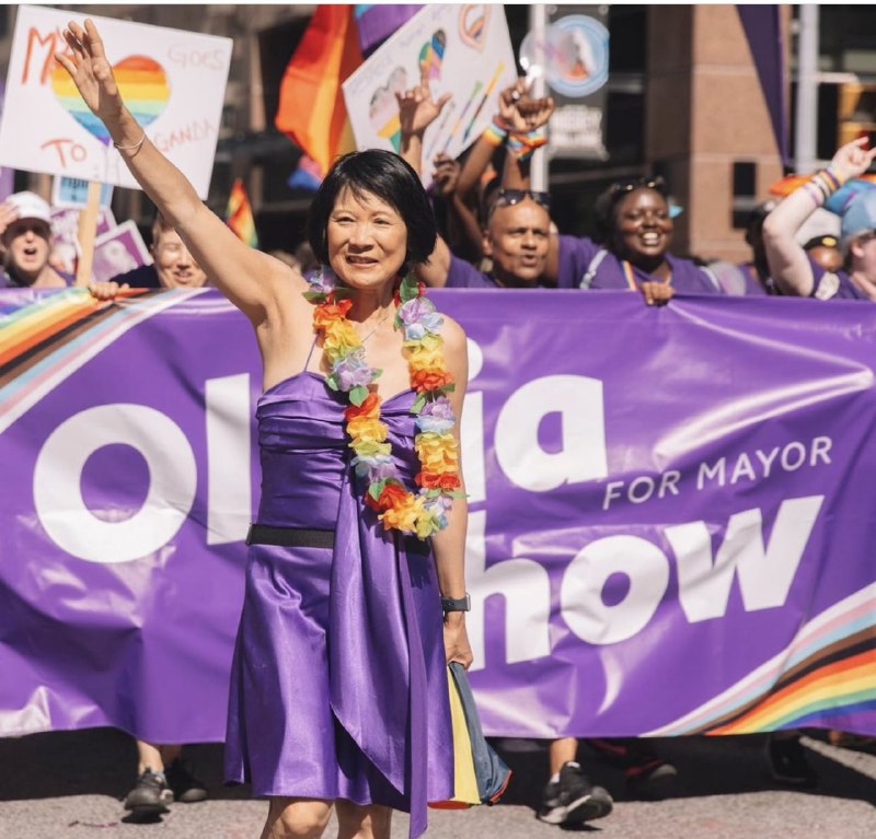 出生在香港的奥利维亚·周 当选多伦多市长出生在香港的奥利维亚·周 当选多伦多市长