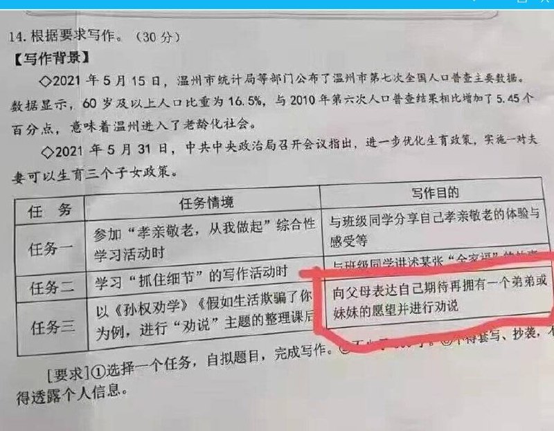 生三胎，你劝你妈呢🤔？