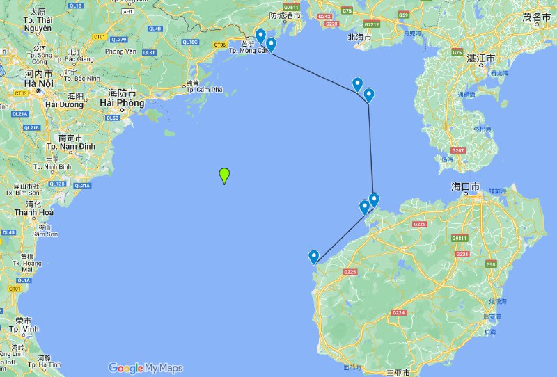 3月1日中共公布了北部湾段的中国领海基线