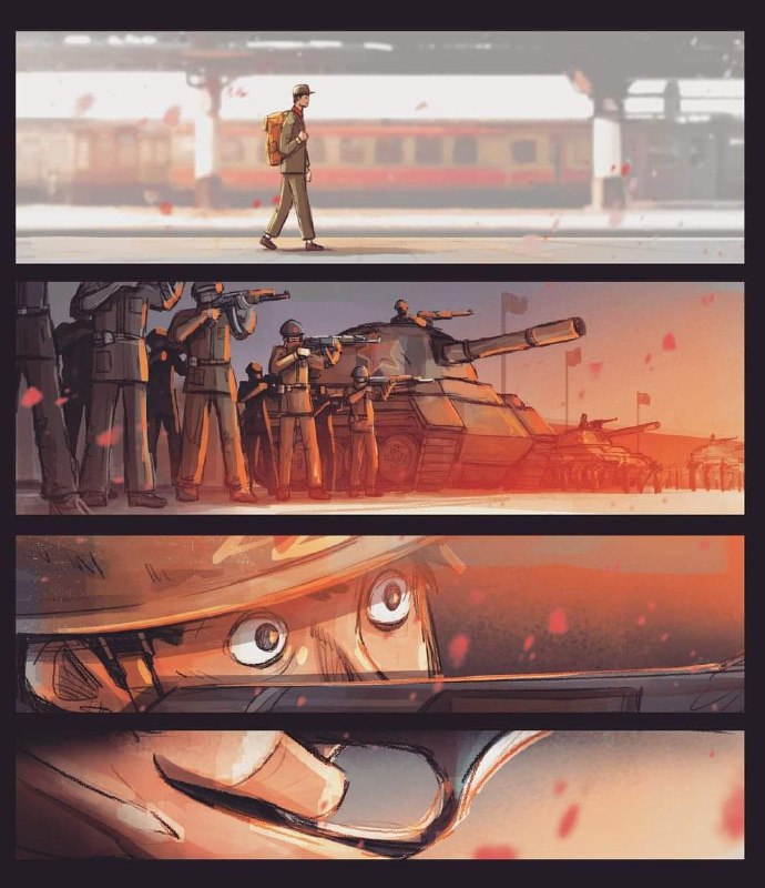 1988年高中畢業後，她去北京讀大學，我去北方當了兵