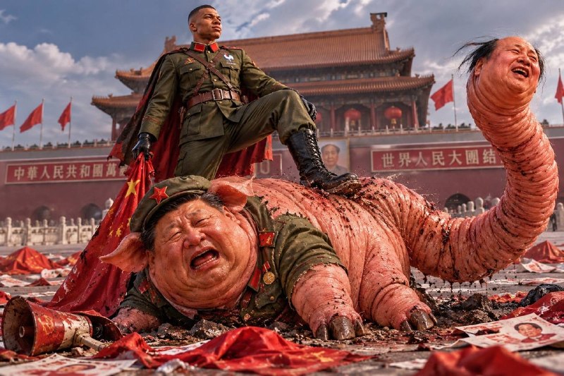 姆巴佩踢爆毛肉蟲和習豚👆上古邪獸「赤蠱太歲」現世！🐷🐛豚身蟲尾，口喊萬歲