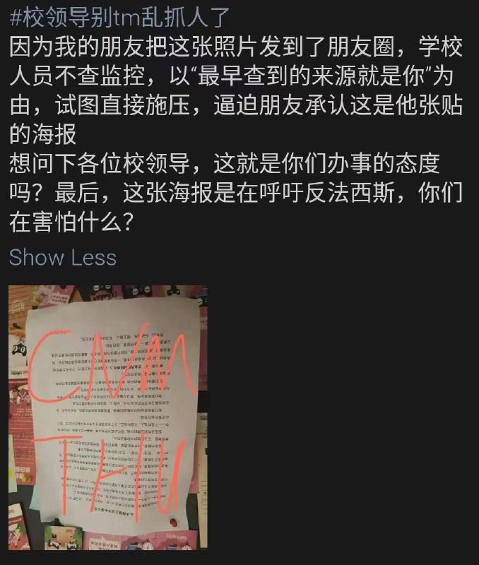 -我只是在反法西斯，反的是乌克兰的法西斯呀