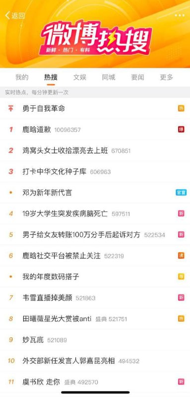 在蒲城民众奋力抵抗黑皮的同时，微博热搜企图用明星骂人道歉来掩盖过去，共匪中宣部这操作可太熟悉了😅😅By