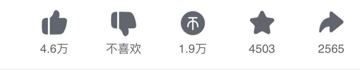 点踩👎键都消失了