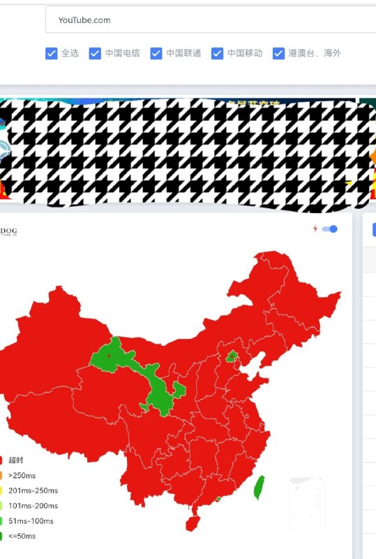 北京、甘肃可以上油管
