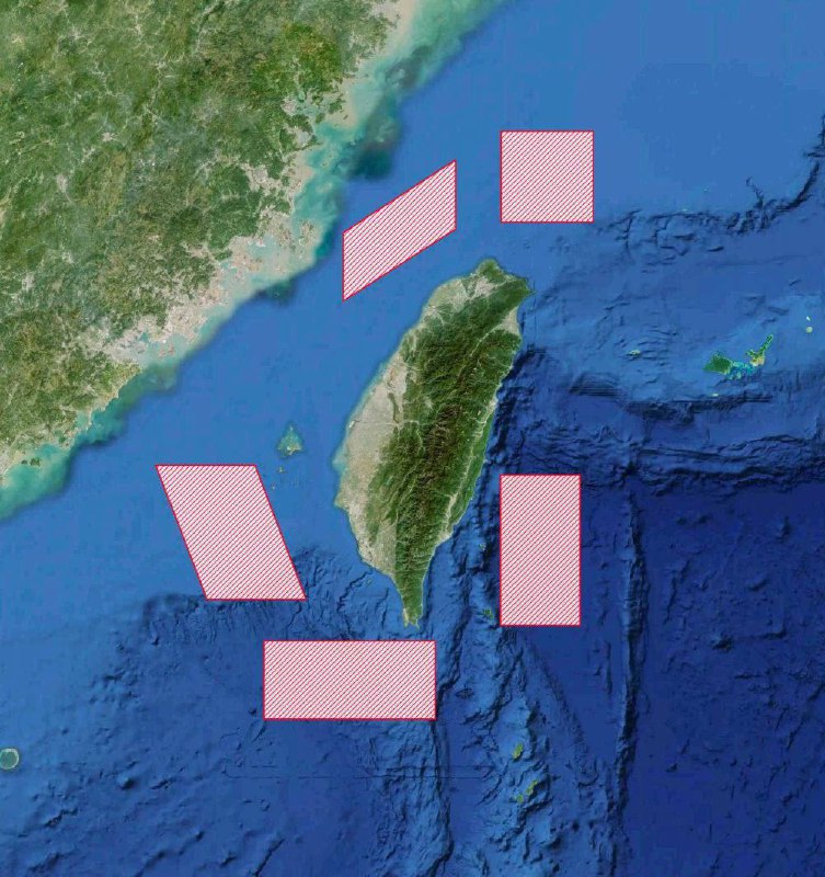 據新華社報道，解放軍東部戰區週二將於台灣周邊舉行陸、海、空與火箭軍參加“正義使命-2025”實彈演習