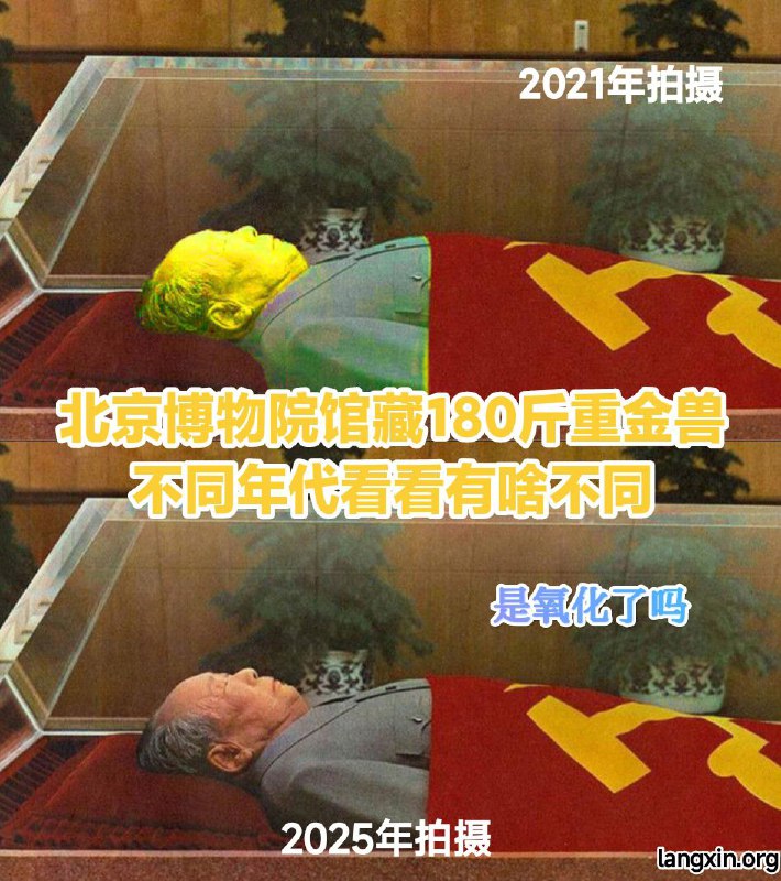 南京博物院的金兽掉色