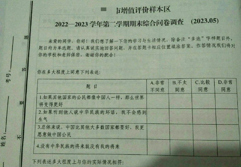 不同意的 敢举手 清单有了你投稿By