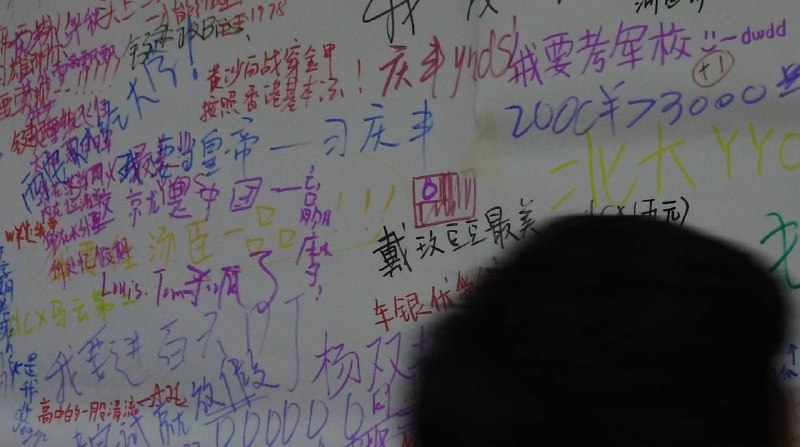 墙内某高中的“民主墙”#牆大的想像力By