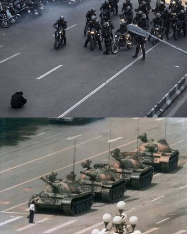 是那个男人！坦克人回