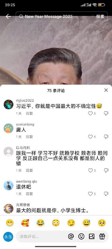 习主席新年贺词，海外TikTok平台真话版