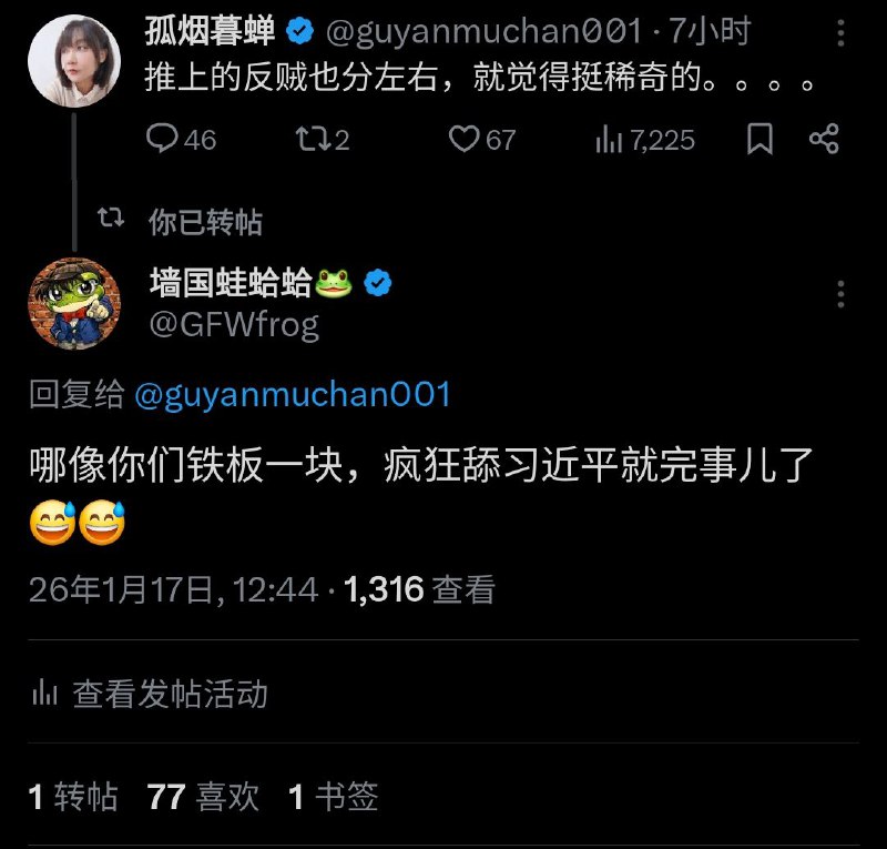 调戏孤烟大妈🐸ht