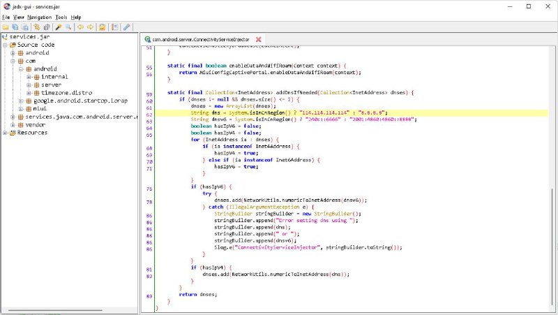 中国版小米MIUI自动添加中国DNS，使用MIUI连接国外VPN上网，访问的域名仍会通过墙内DNS解析，造成DNS泄漏