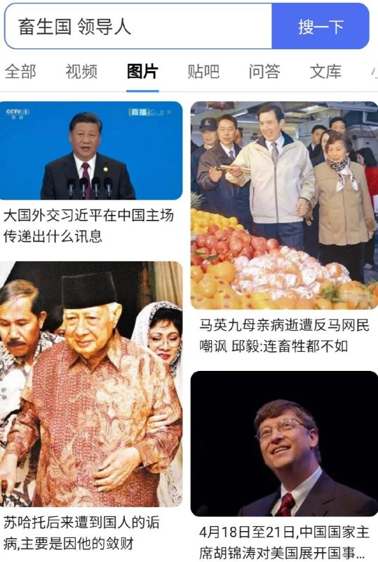 很有代表性的畜生国家领导人，谢谢李彦宏分享！#资本你坏事做尽