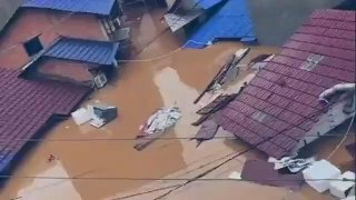 南方一片汪洋，没有救援，没有中共领导表演，官媒鸦雀无声，连装都懒得装了……By