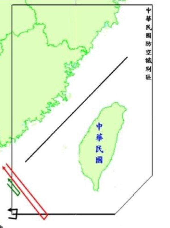 左 中国人以为的军机扰台右 真实的军机扰台By