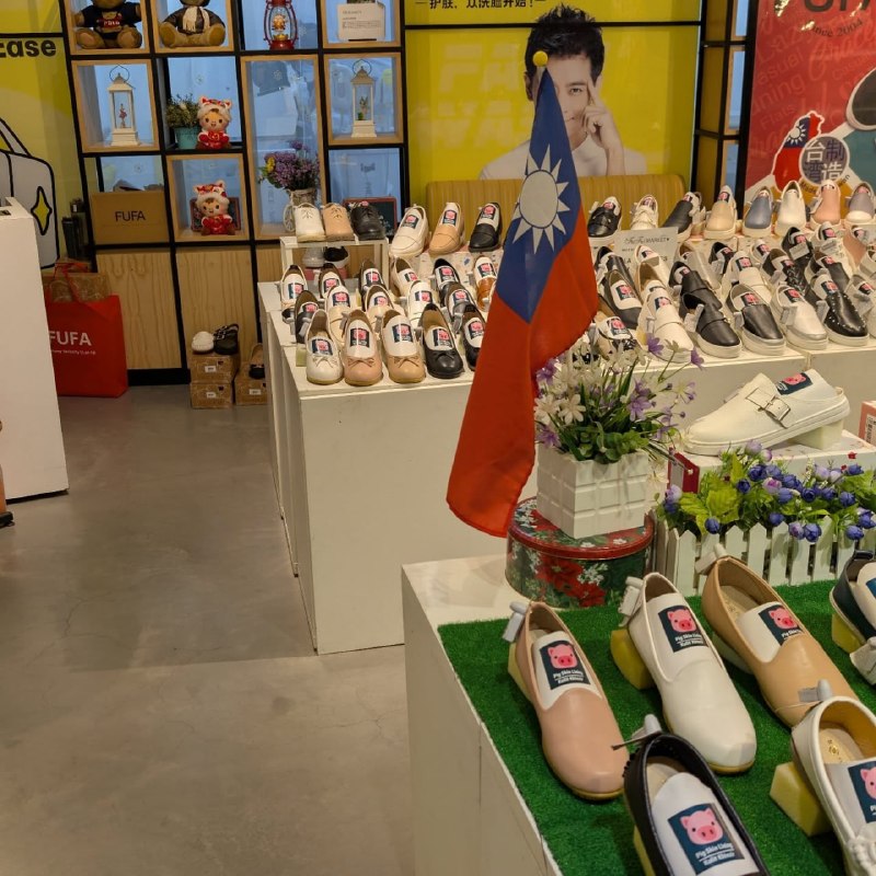 太難得了，在中國基本看不到中華民國國旗