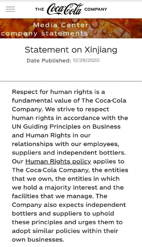 咱们中国🇨🇳新疆的事啥时候轮到美国🇺🇸的可口可乐指手画脚了？！#抵制辱华品牌可口可乐#我支持新疆棉花你们可以倒可乐了咱们中国🇨🇳新疆的事啥时候轮到美国🇺🇸的可口可乐指手画脚了？！#抵制辱华品牌可口可乐#我支持新疆棉花你们可以倒可乐了