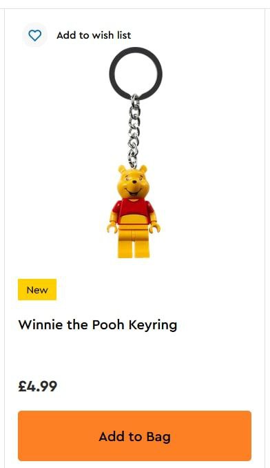 很可爱的挂件，谢谢乐高分享！铁链+维尼#乳华 By