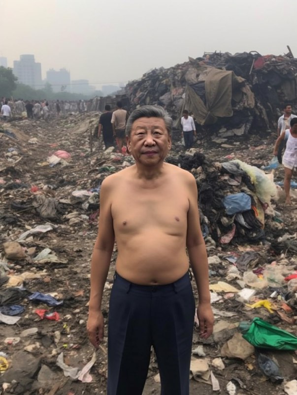 习近平捡垃圾吃By