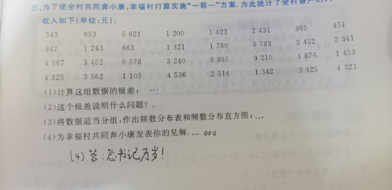 湖南某初中老师发的批改暑假作业朋友圈🤣By