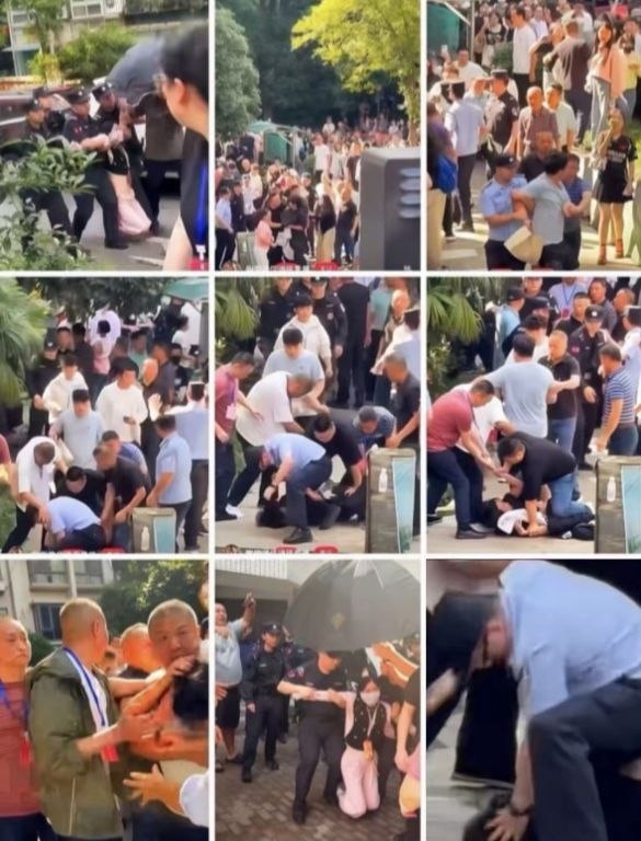 警暴升級！重慶動保抗議遭流氓式鎮壓 偽警竟脫制服暴力對待女災胞重慶「山姆打包哥」動保事件引發的抗爭，已遭到偽政權野蠻清場