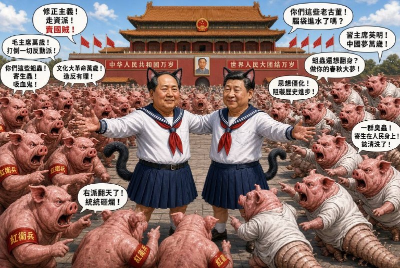 不要再吵啦～你們都是我的豬豬🥰！不要再吵啦～你們都是我的豬豬🥰！