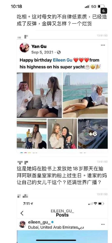 不会真的有人相信这种谣言吧？不会真的有人怀疑真主的使者、阿联酋皇室成员和纯洁可爱的冰雪公主在她18岁生日当天在公海的超级游艇上做了什么有趣的事情吧？不会吧不会吧