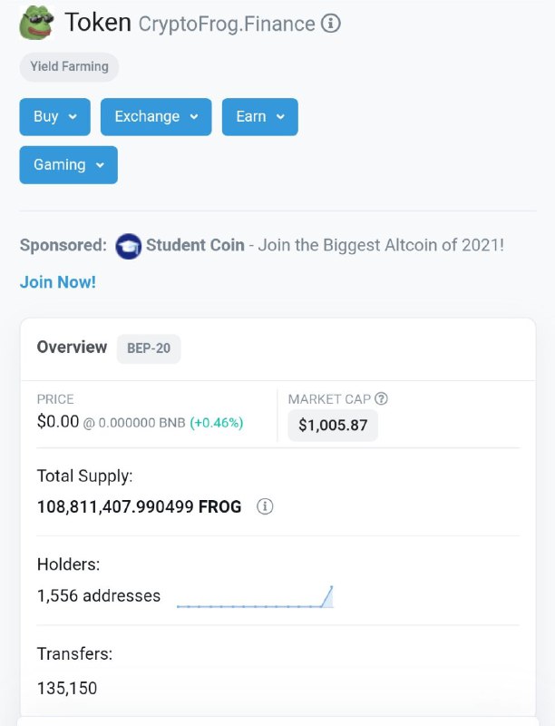 原来除了狗狗币🐶，还有蛤蛤币🐸