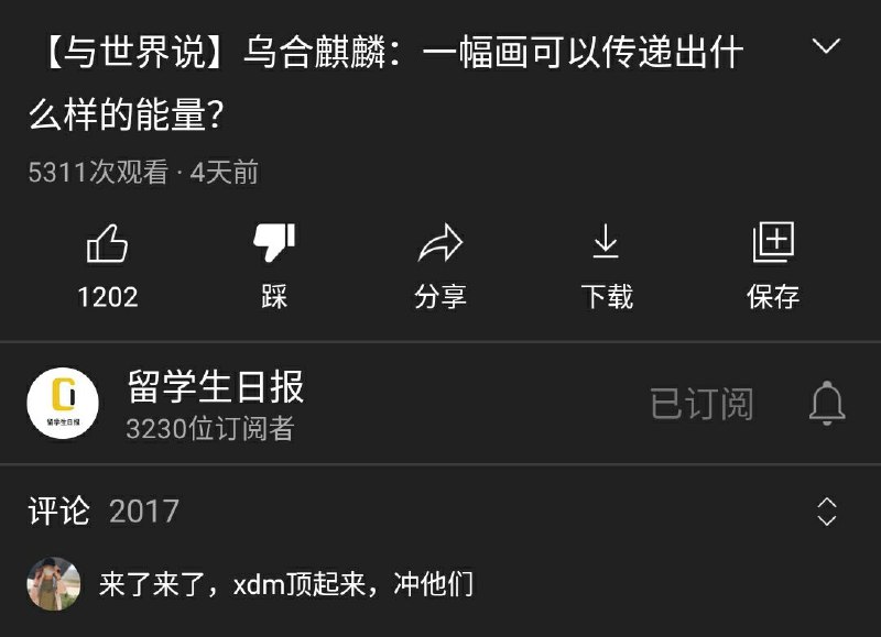 YouTube左逼想陪陈睿一起死妈？