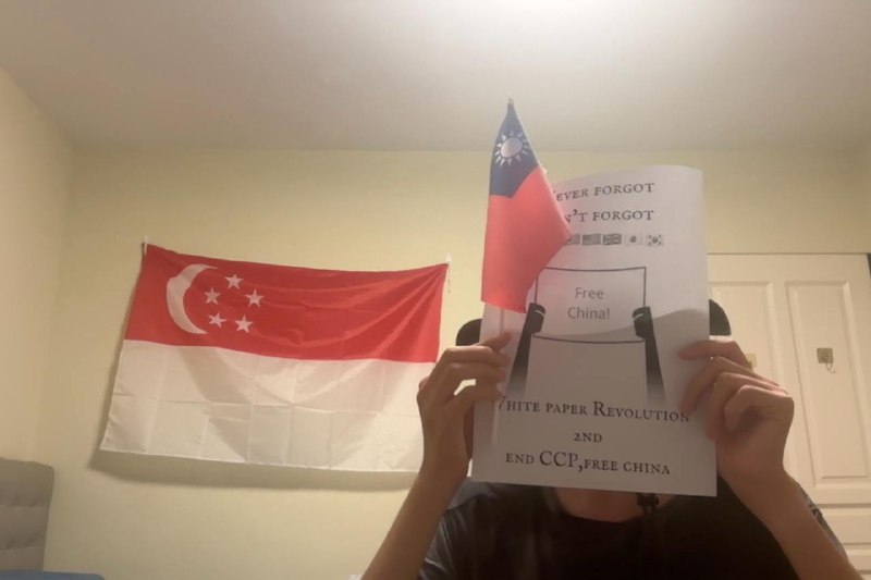 我在新加坡为白纸革命