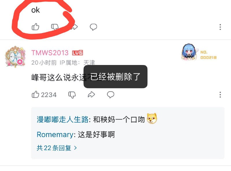 突发！有观众反馈在B站评论区留言OK，遭阿瓦隆系统迅速删除！！！🕶️ 匿名投稿👌🏻👌🏻👌🏻#OK革命