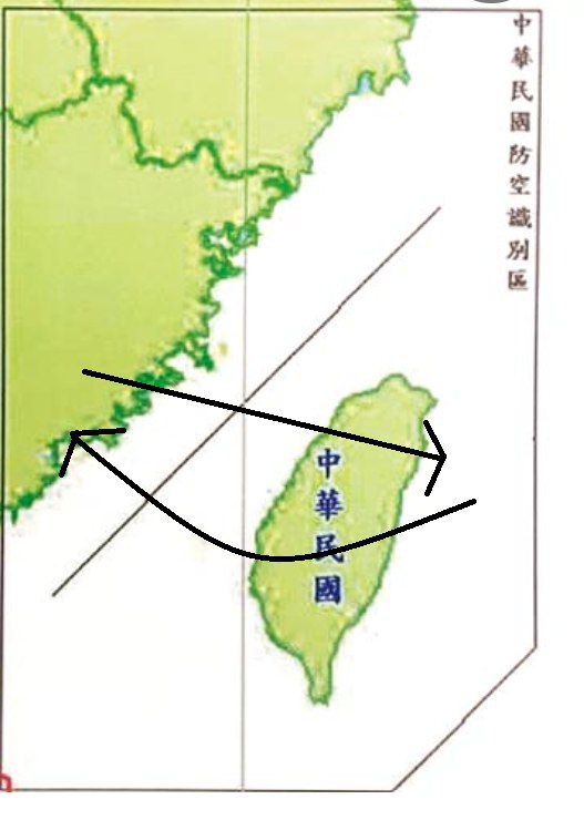 左 中国人以为的军机扰台右 真实的军机扰台By
