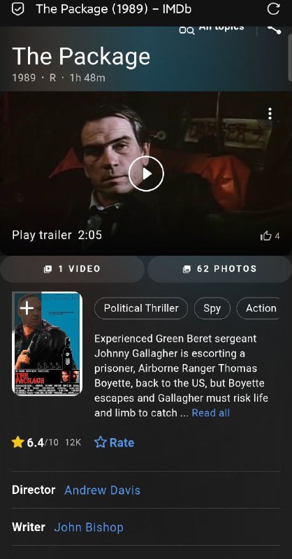 1989年上映评分6.4投稿By