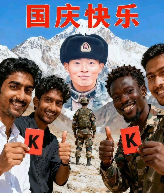 清澈的爱，只为K签证，国庆快乐！#OK革命