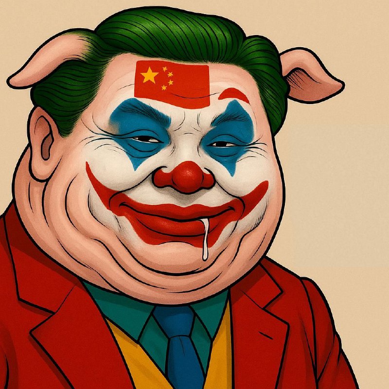 一头爱吃包子的小丑猪