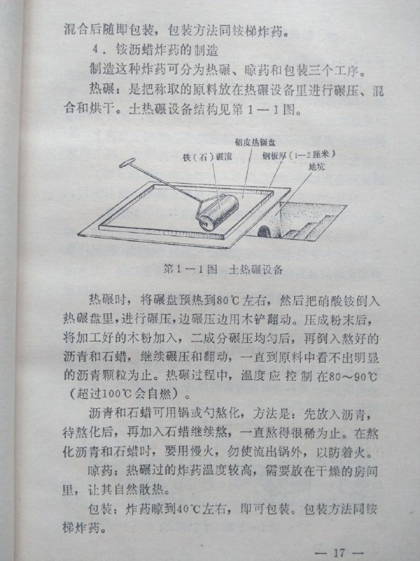无聊，简单做个炸药（第二弹，来自《民兵爆破地雷教材》）投稿By
