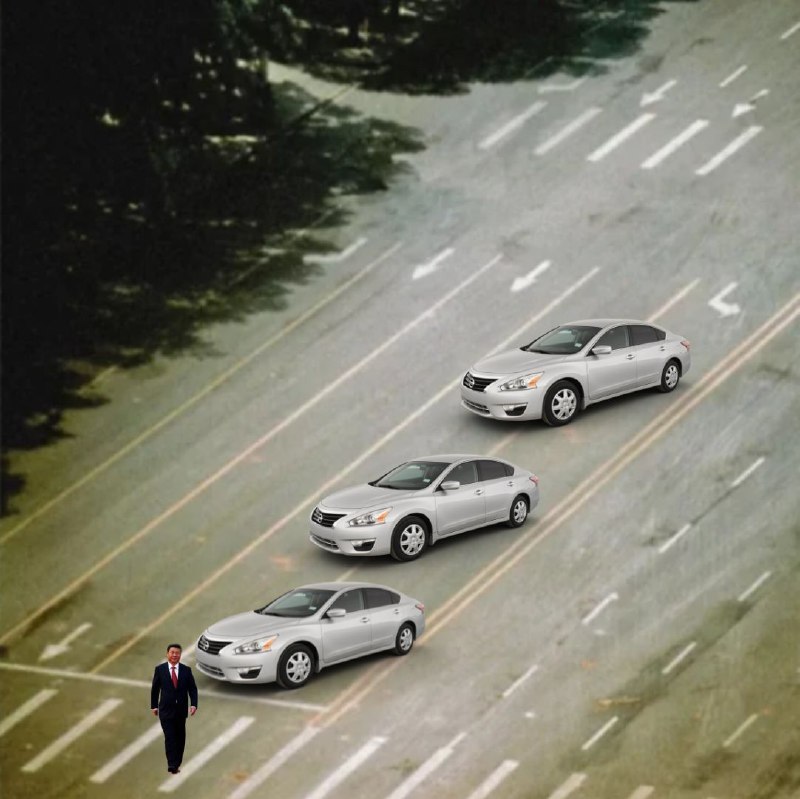 北京一个平常的路口By