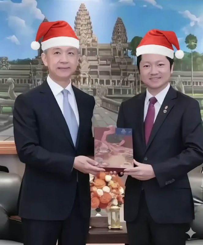 汪文斌同志代表柬埔寨