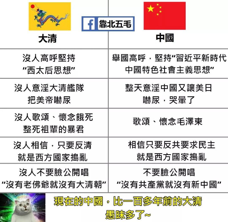 纠正一下,清朝中期确实认为过大清能够吓西方列强的