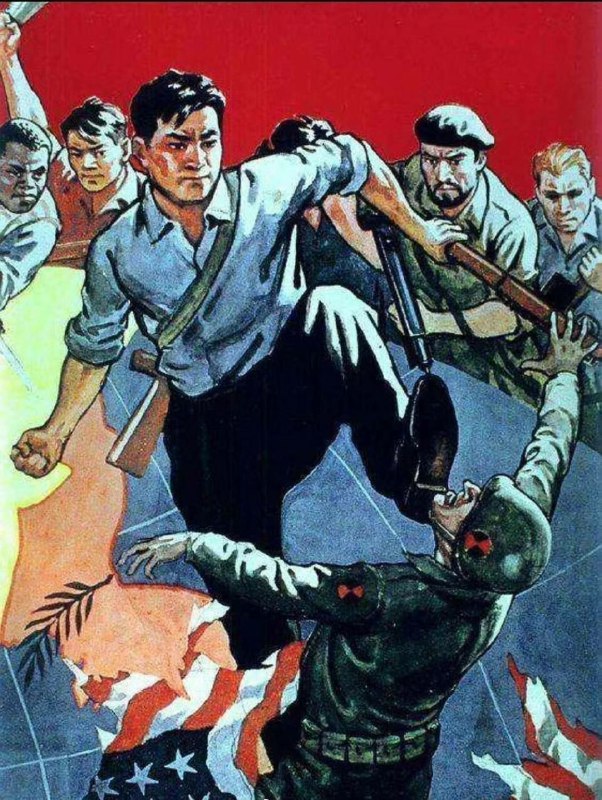 打倒美帝国，粉碎美帝的病毒战，习主席万岁！#墙大的想象力By