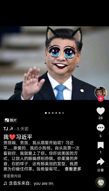 是这样爱吗😁