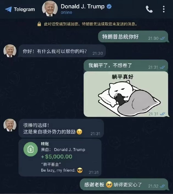 群友们收到境外势力躺