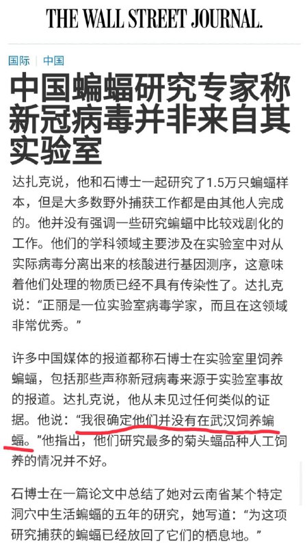【重磅】中科院官方宣传片实锤石正丽团队在武汉病毒研究所内饲养蝙蝠🦇，打脸中共党媒御用世卫溯源调查组洗地专家达扎克！视频来源
